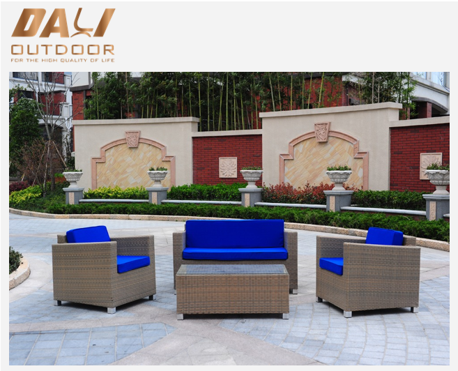 Bộ sofa mây sân vườn ngoài trời 4 mảnh
