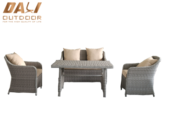 Sofa đan lát ngoài trời Sofa cắt mây